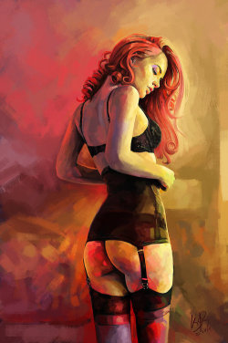 mysterjsecretworld:  This is a damn fine painting!! I tip my hat to the artist!!MrJ