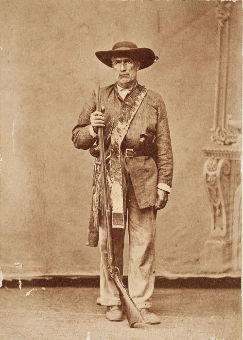 Texas Ranger William “Bigfoot” Wallace in 1872