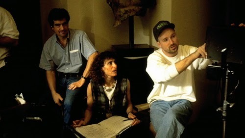 Sex thefilmstage:  David Fincher on the set of pictures