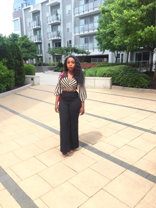 glamchronicles:  STRIPED Hey folks!  A quick blog post today for all you lovely readers out there. I was out and about yesterday in midtown and decided to capture some shots of my ootd. I had a few meetings late afternoon yesterday and I couldn’t resist