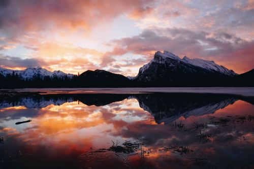 expressions-of-nature:Mount Rundle, Banff by Mckenzie Toyne