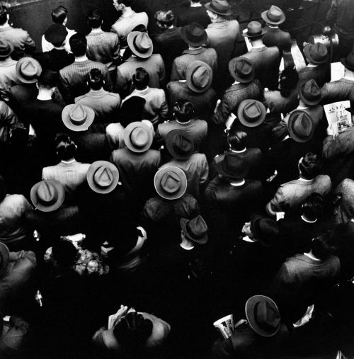 joeinct:Ferry Commuters, Staten Island, New York, Photo by Gordon Parks, 1944