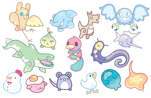 cosmopoliturtle:Brain’s broken = Doodle Critters (°ヘ°)