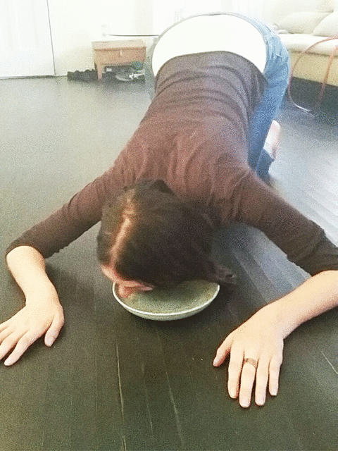 superiorblackdommes:  Hey whitey. Lift your head up from My bowl of urine and take