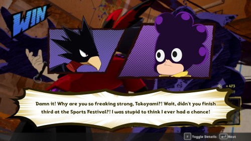 Tokoyami's Interactions With Other Students (all Scenarios)