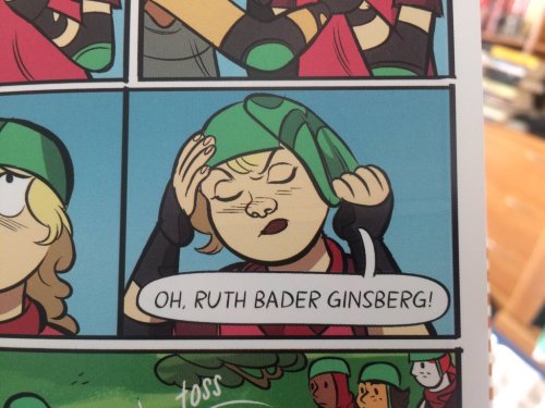 From Lumberjanes #36. Writ. Kat Leyh and Shannon Watters. Illus. Carolyn Nowak. Colours: Maarta Laih