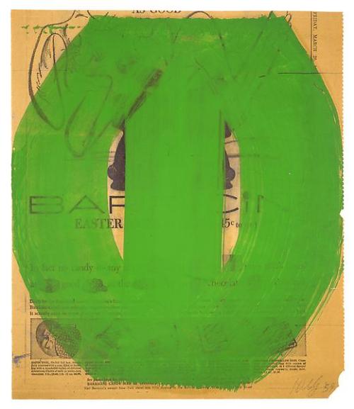 Green Form, 1959, Ellsworth Kelly