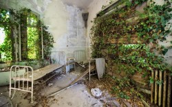 puhk:  The Poveglia Island was the site of wars, a dumping ground for plague victims and an insane asylum. It’s considered to be haunted and dangerous, but overgrown and abandoned, it’s still beautiful.  