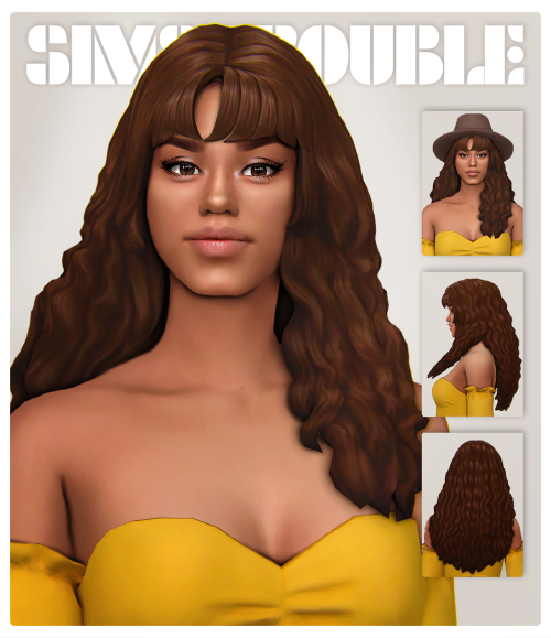 simstrouble:simstrouble:CRAWLING QUEEN by simstrouble I made those wavy bangs and I though why not m