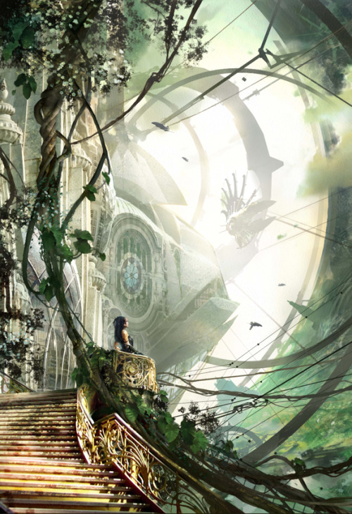 Fantasy Sci Fi Landscapes by Stephan Martiniere