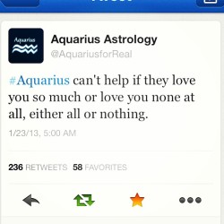 The truth and nothing but the truth #aquarius