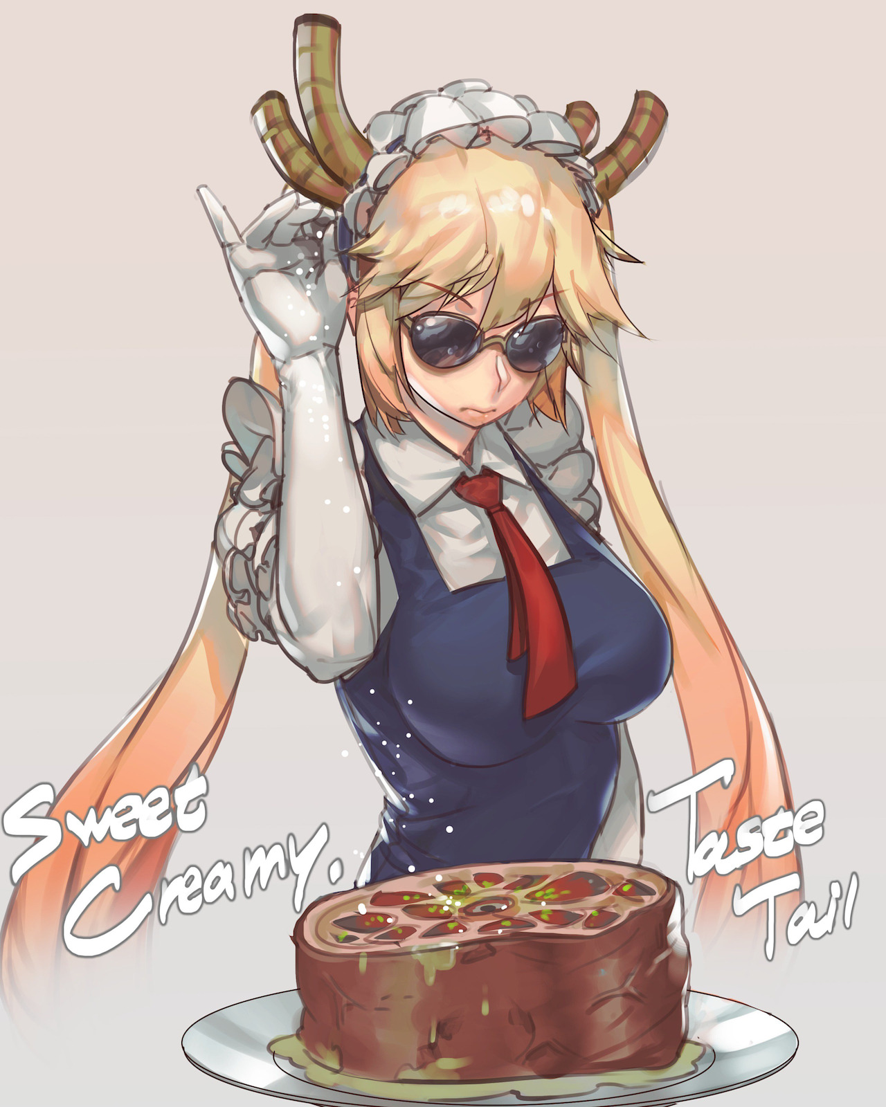 aku-no-homu: それでも小林さんは食べません by artist NOKCHA_C (@NOKCHA_C)