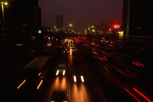 20aliens:CHINA. Beijing. Traffic at night. 1999Stuart Franklin