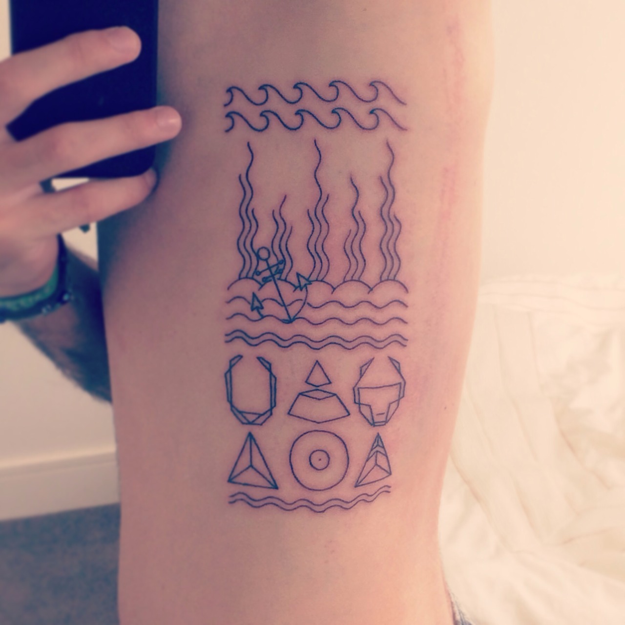  — My first tattoo ever done by Rin at Kaleidoscope...