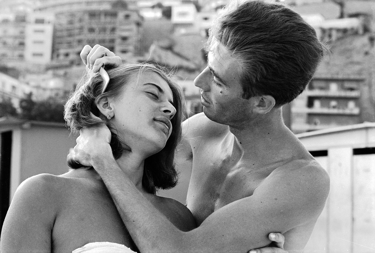 life:  He combs, we swoon: an Italian man and his girlfriend, 1963. This tender image