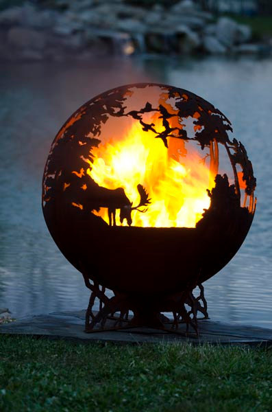 Porn seraphica:  Gorgeous custom fire pits from photos