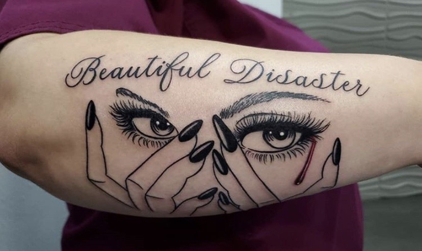 Beautiful Disaster Tattoo By Don Taylor  PrimalAttitudecom