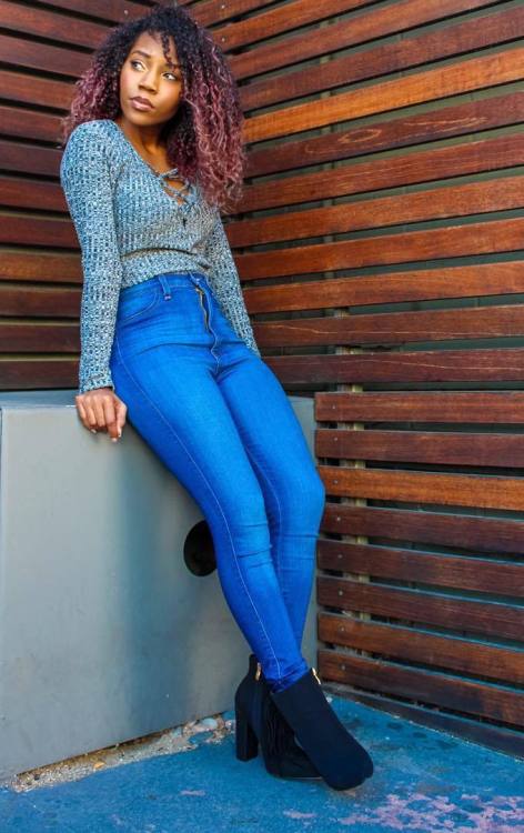 ecstasymodels: The Blues Shirt: Romwe , Pants:  Fashion Nova Fashion By Arianna Jon