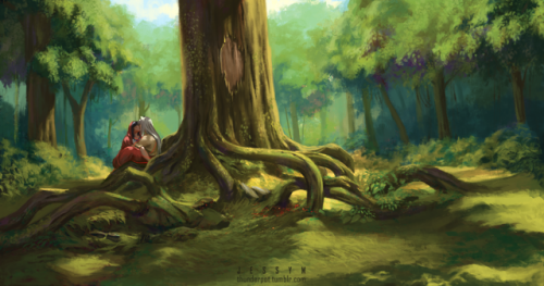 thunderpot:  All the separate versions for A Feudal Fairy Tale- plus the loose hair version of the l