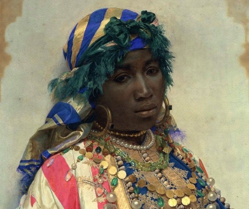 Josep Tapiró i Baró, north african woman