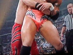 wwewrestlingsexconfessions:  Randy Orton’s cock from Summer slam 2004. (thanks for the submission! hahaha)