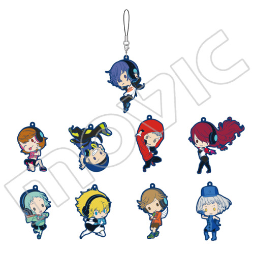 Persona 3 Dancing Moonlight ・ Persona 5 Dancing Starlight rubber straps coming out from Movic in Nov