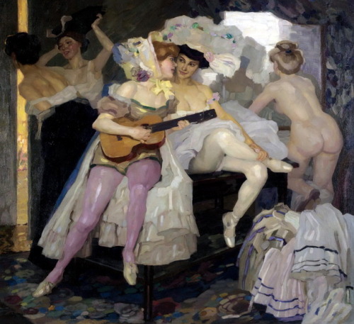 Leo Putz, Behind the Scenes, 1905