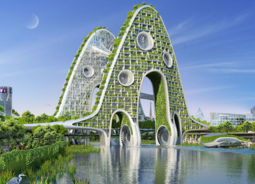 g4yr4t:speculativexenolinguist:thegasolinestation:Paris Smart City 2050by Vincent Callebautthis is s