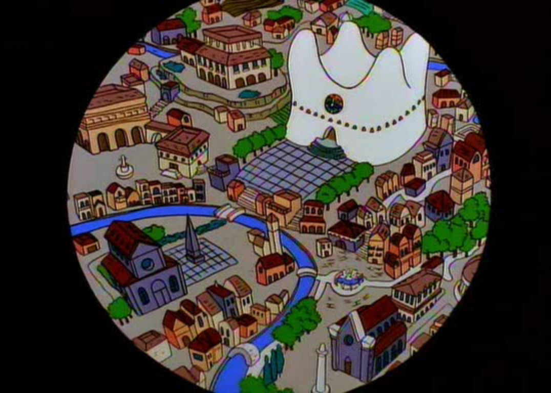 Architectural Models in Film — 210. The Simpsons (1989 -) Season 8, Episode  1...
