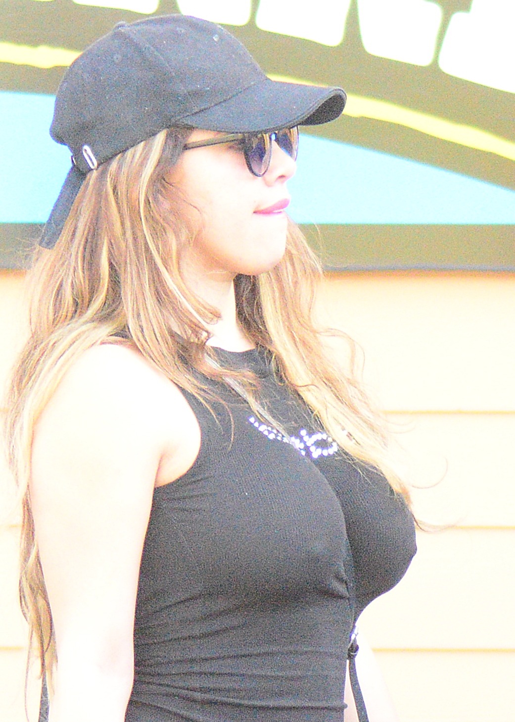 Here’s a closer shot of her big titties.