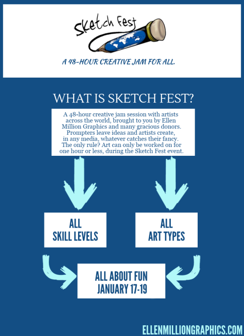 Countdown’s on and there are only 3 MORE DAYS to #EMGSketchFest! Tell your friends and get rea