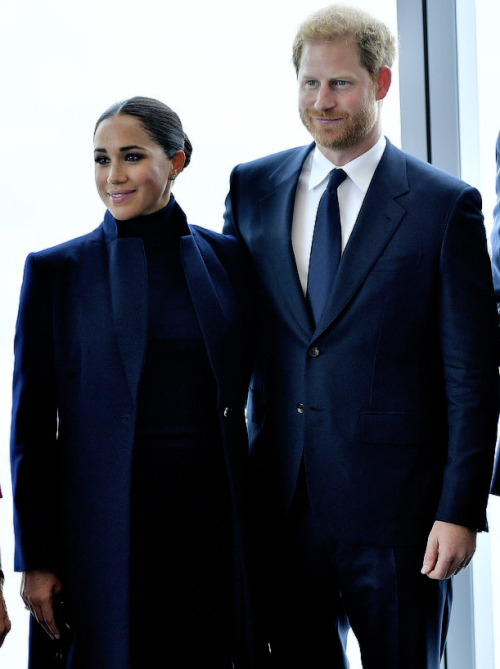 meghansbest:The Duke & Duchess of Sussex visit the One World Observatory in New York City, USA o
