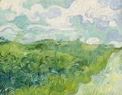 poeticasvisuais:  Vincent Van Gogh  Green wheat fields Auvers 