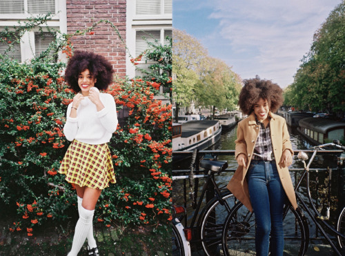 curly-essence: americanapparel: Sammy, one of our retail sales associates in Amsterdam, wears a va