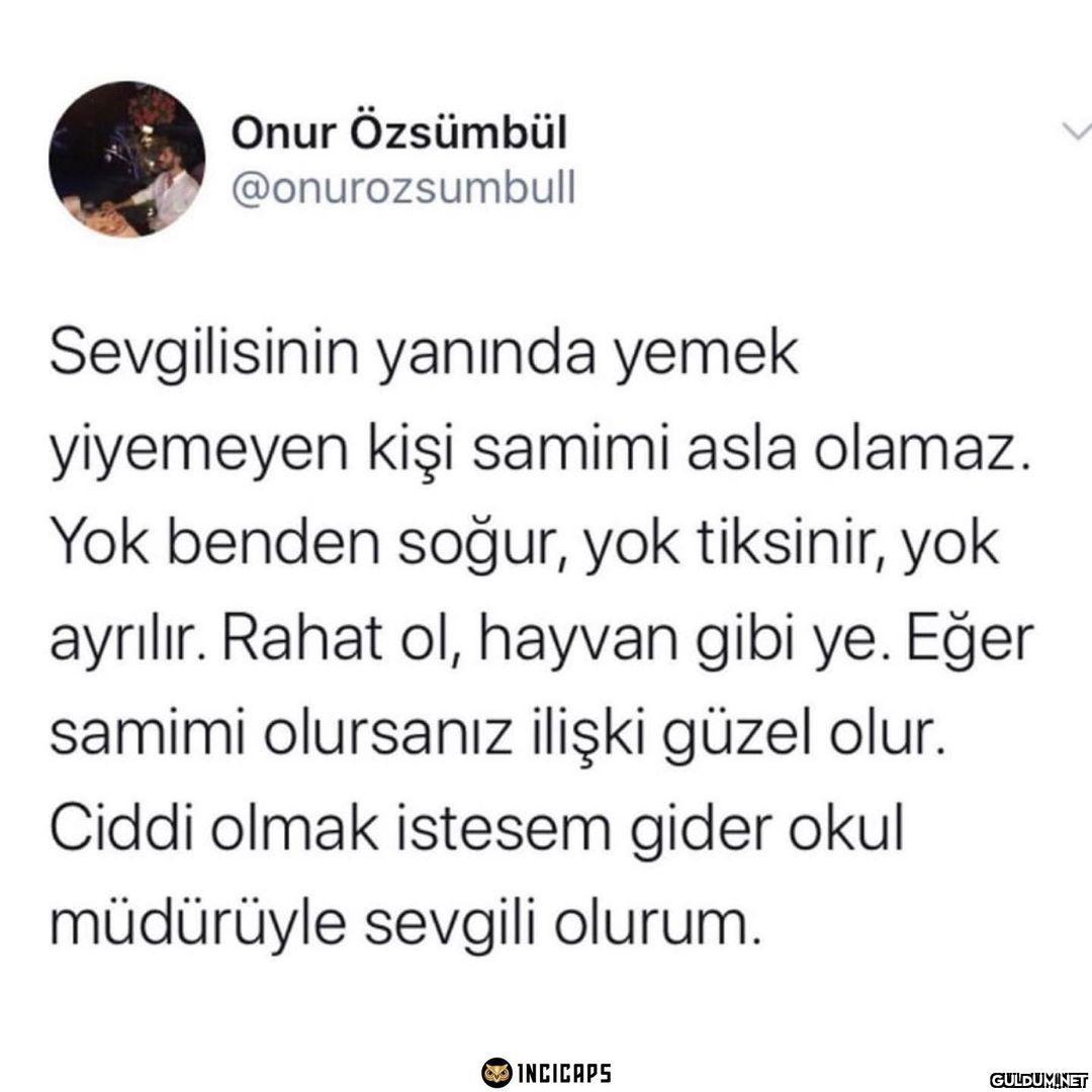 Onur Özsümbül...