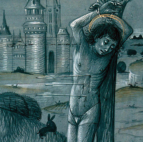 Saint Sebastian and the Dark RabbitLégende dorée (French translation of Legenda aurea of Jacobus de 