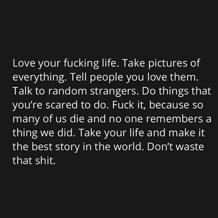 Things that make me .........