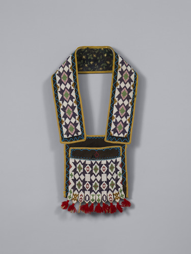 slam-african: Bandolier Bag, Anishinaabe, c.1880, Saint Louis Art Museum: Arts of Africa, Oceania, a