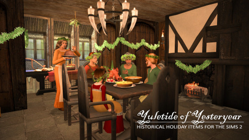 Laura (@bcnsims) and I have finally posted our historical Holiday Set for TS2! Head over to Plum Bob