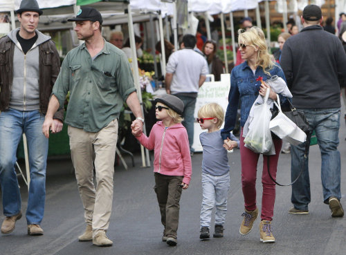 Pablo on an outing with his brother Liev’s family