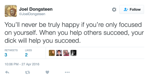 Bot replaces God with your dick in Joel Osteen’s tweets