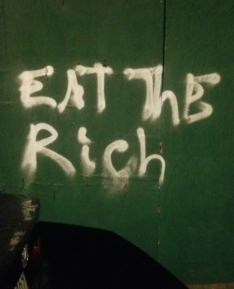 ‘Eat the Rich’ Seen in the Bronx, NYC