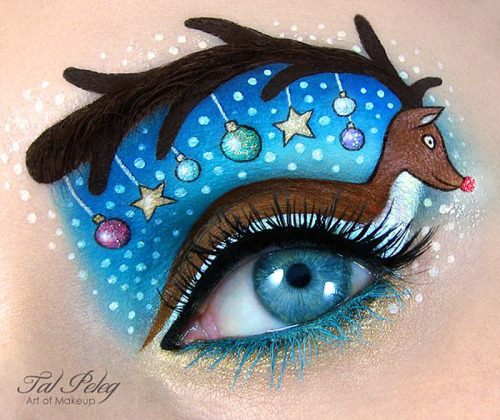 The Amazing Eye Makeup of Tal Peleg from If It&rsquo;s Hip, It&rsquo;s Here. This is such a good pos