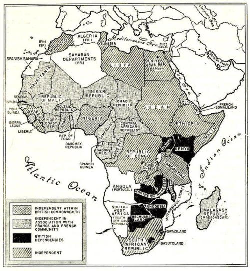 your-instructions-from-moscow: AFRICA TODAY As this map indicates, by far the greater part of Africa