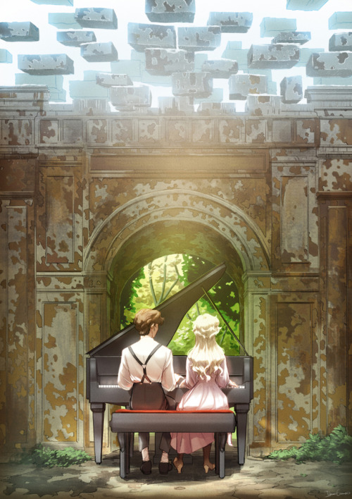 arilynd: snowqueencomic: Kay and Gerda from  Тне  Sпош Quееп. Tne Sposh Queep   This actua