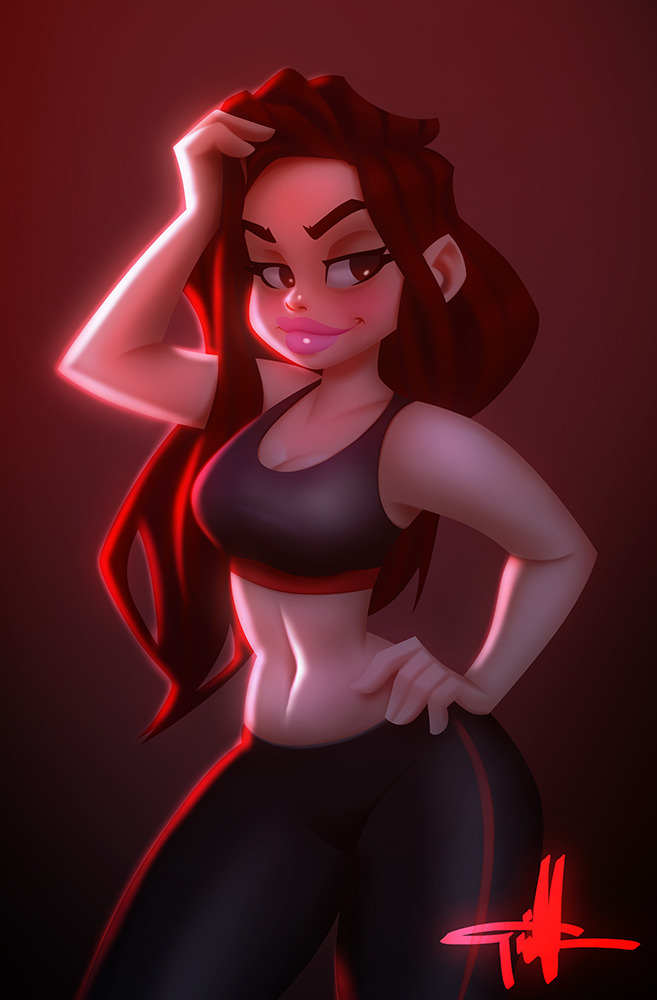 bestgriff:  Gym Girl by griffinator  