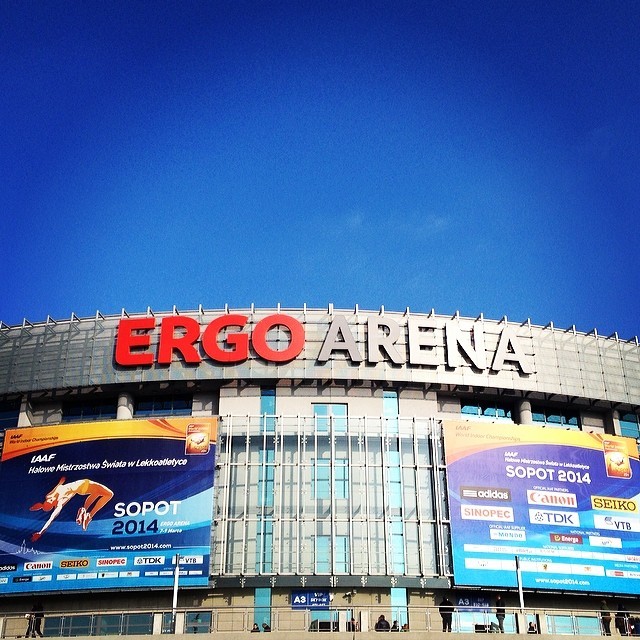 Take me out to the Ergo #sopot2014 #day2 #athletics #trackandfield #tracknation #poland #sports #worldchamps