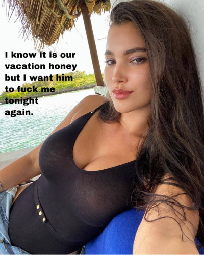 sharingiscaringgirlfriend:Experienced: You pays for our vacation so he can enjoy my pussy 🙈 You have the perfect slut wife 