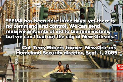 micdotcom:  11 quotes that capture the aftermath of Hurricane Katrina In the immediate aftermath of Hurricane Katrina, as the flood waters receded from New Orleans, they took with them any sense of normalcy the city had before the storm. The monster