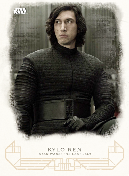 thekylosource: New: Topps Trading Card of Kylo Ren in Star Wars: The Last Jedi